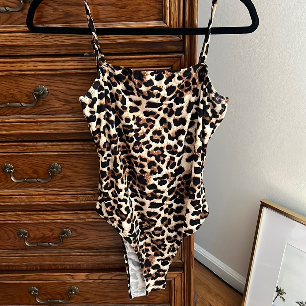 Leopard SHEIN bodysuit